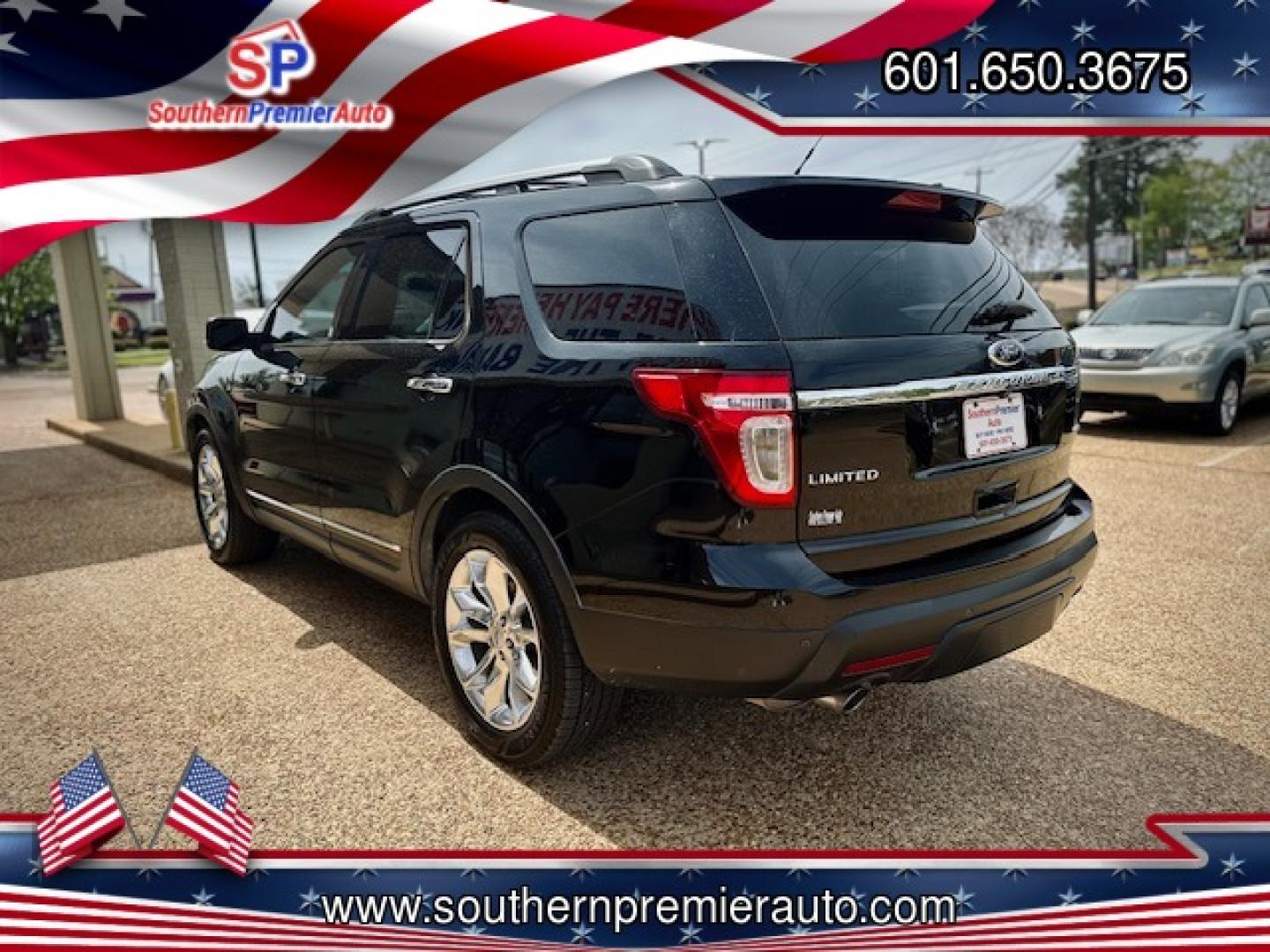 2012 BLACK FORD EXPLORER LIMITED (1FMHK8F80CG) , located at 922 W. Beacon St., Philadelphia, MS, 39350, (601) 650-3675, 32.770447, -89.127151 - Photo#3